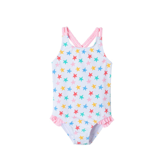 Kids (2-8) Starfish One Piece Swim Suit | Starfish