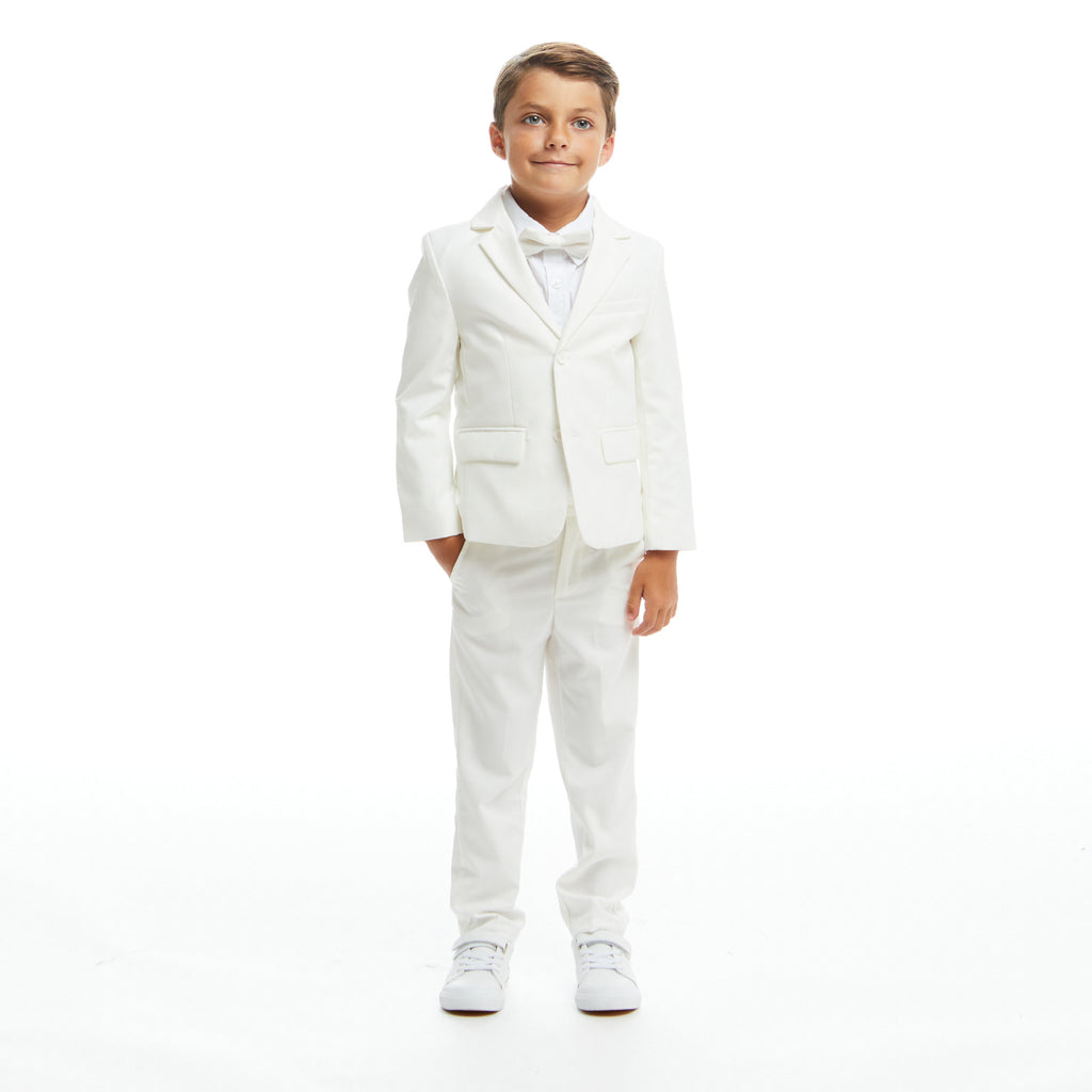 5-Piece Suit Set | White - Andy & Evan