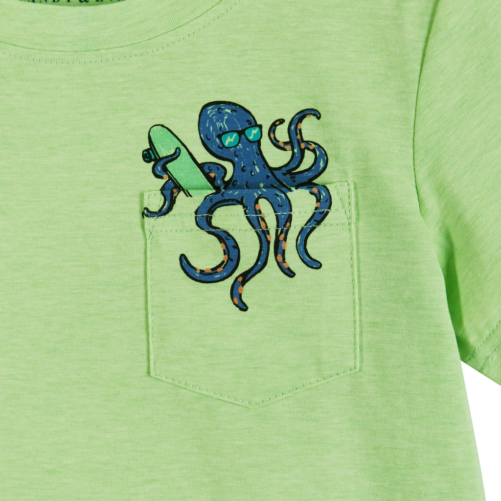 Short Sleeve Jersey Tee | Octopus Shades - Andy & Evan
