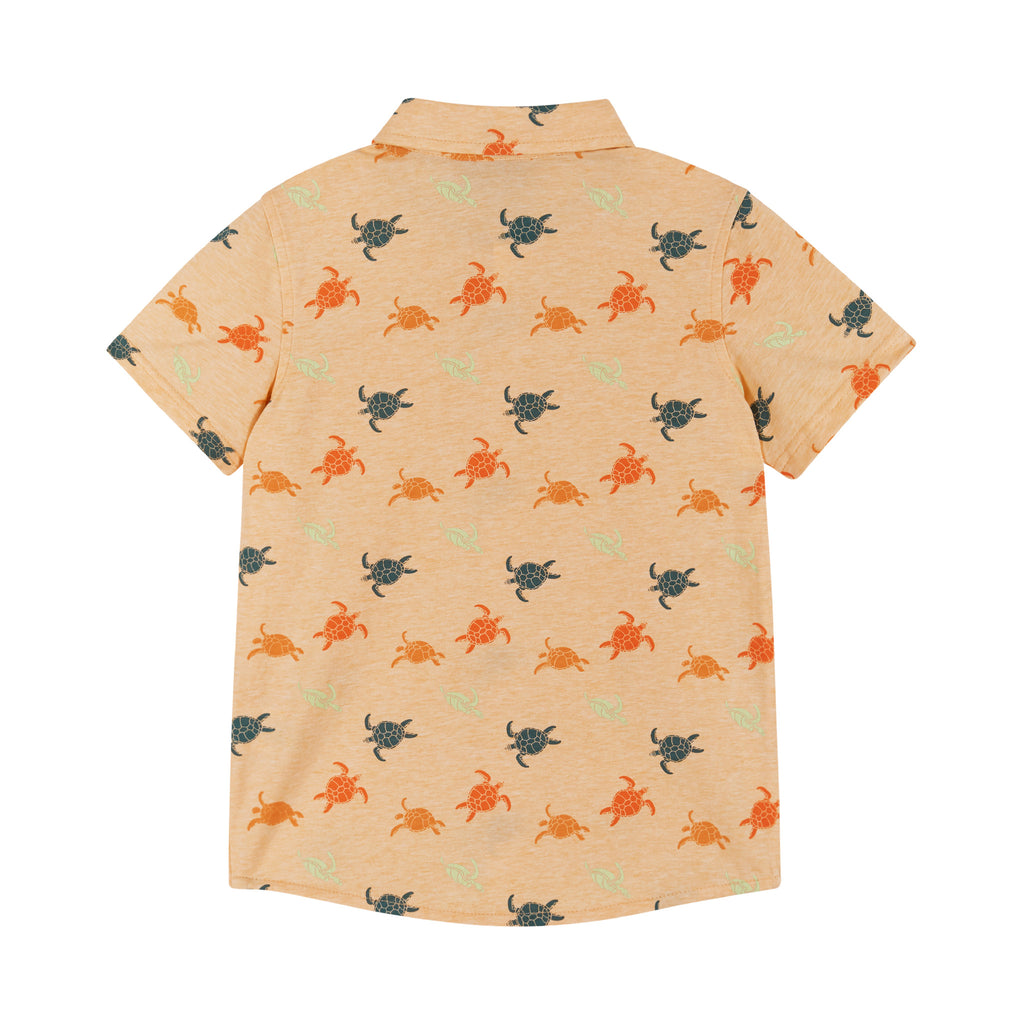 Short Sleeve Buttondown Shirt | Turtles - Andy & Evan