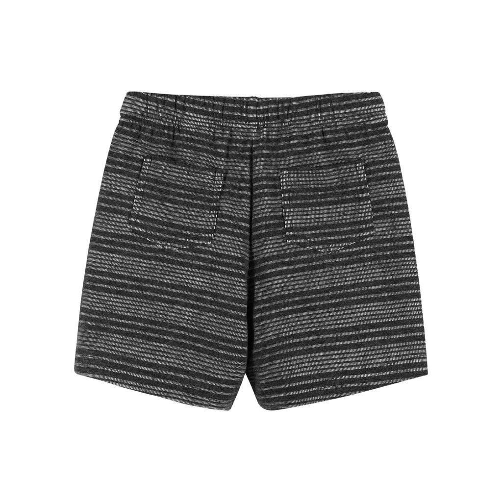 Textured French Terry Shorts | Navy Stripes - Andy & Evan