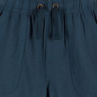 Linen Blend Shorts | Blue