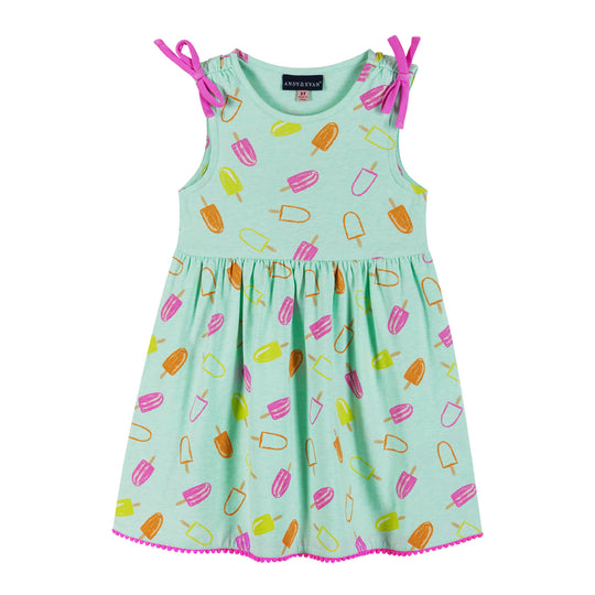 Kids Ice Cream Print Dress
