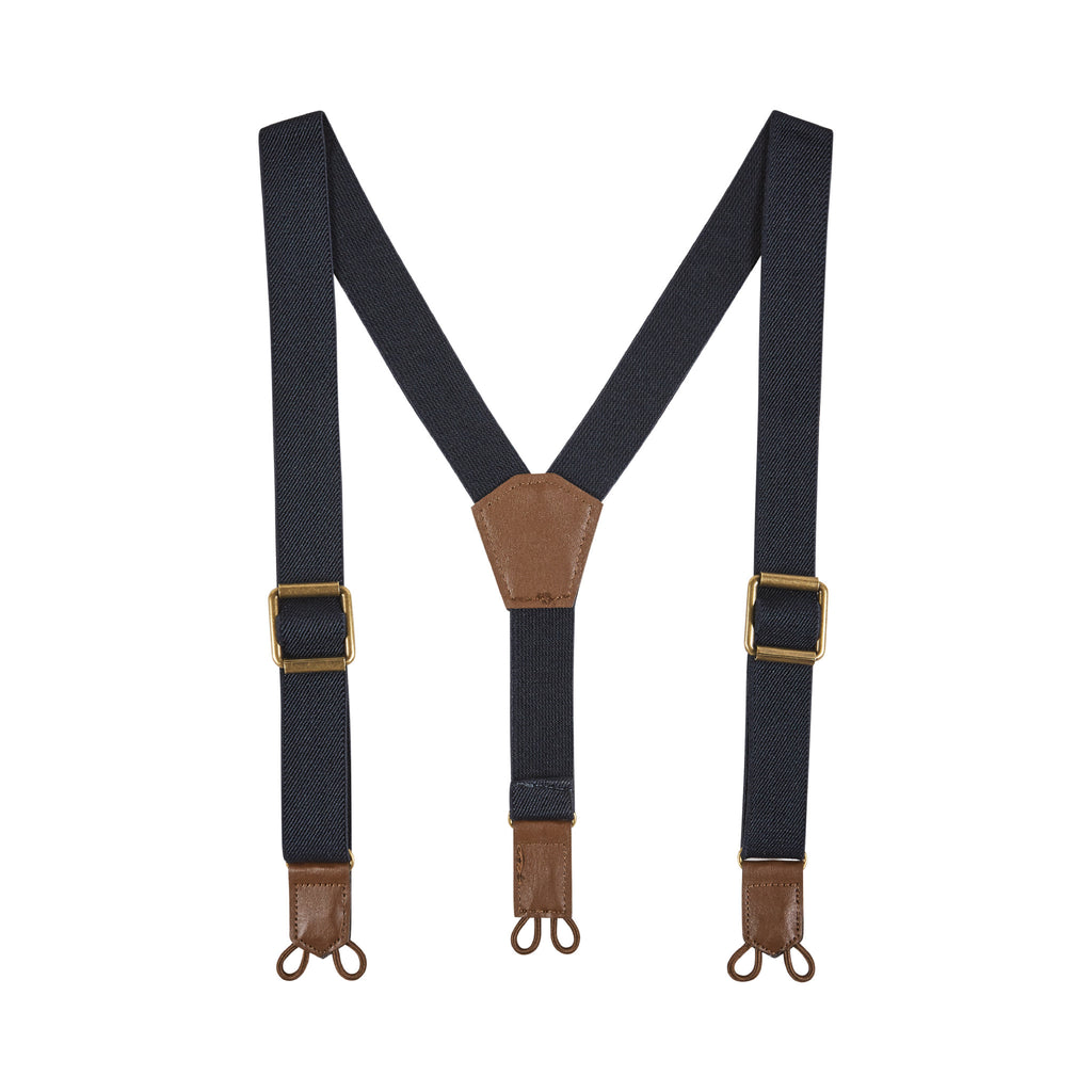 Infant Long Sleeve Suspender Set | Spring Gentleman | Khaki - Andy & Evan