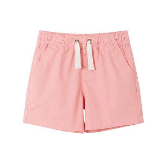 Kids (3-7) Twill Shorts | Light Coral