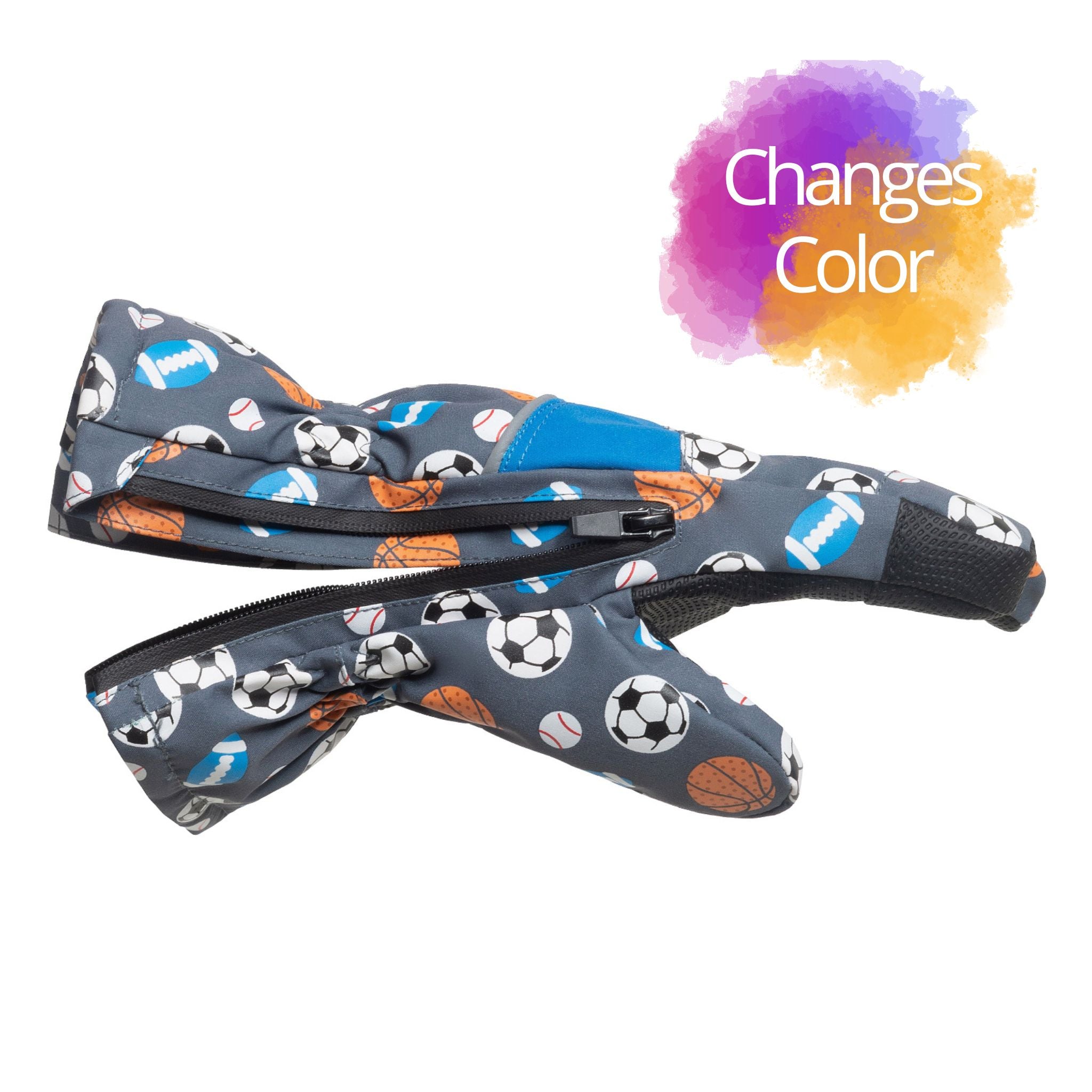 Color-Changing Gloves powered by ZIPGLOVE™ TECHNOLOGY