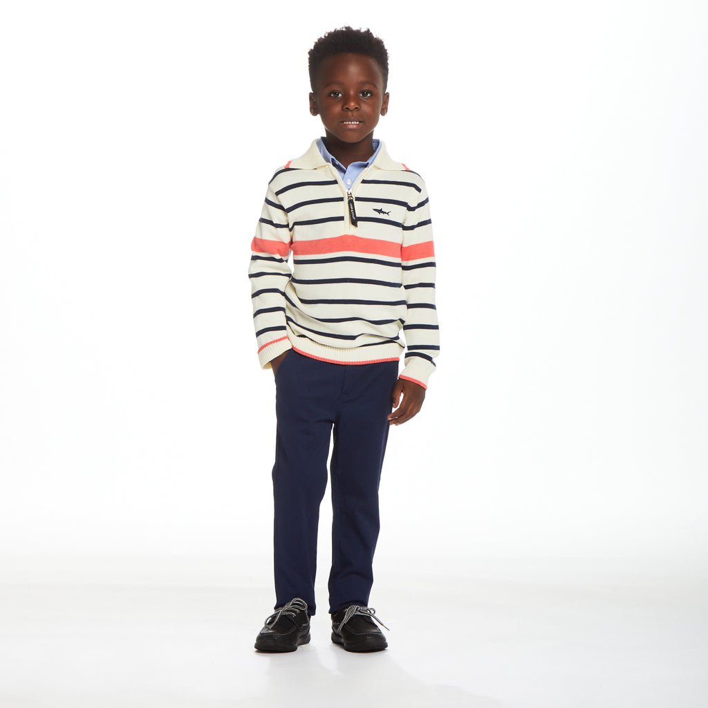 3-Piece Striped Sweater & Pant Set | Multicolor - Andy & Evan
