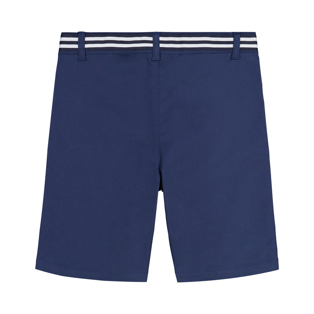 Belted Navy Twill Short - Andy & Evan