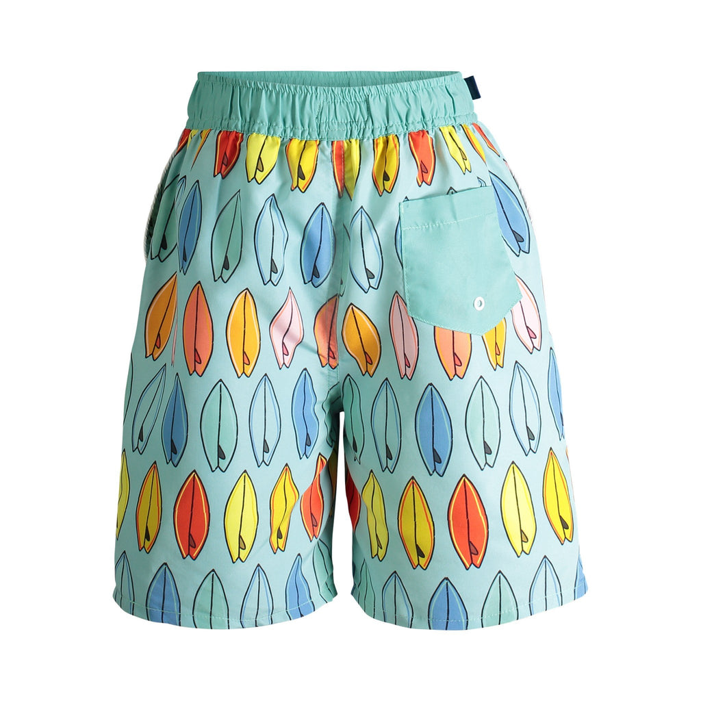 UPF 50 Surfboards Swim Trunks (Fabric recommended by The Skin Cancer Foundation) - Andy & Evan
