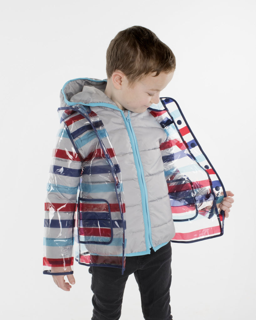Infant Boy Peek-Through™ Jacket - Striped - Andy & Evan