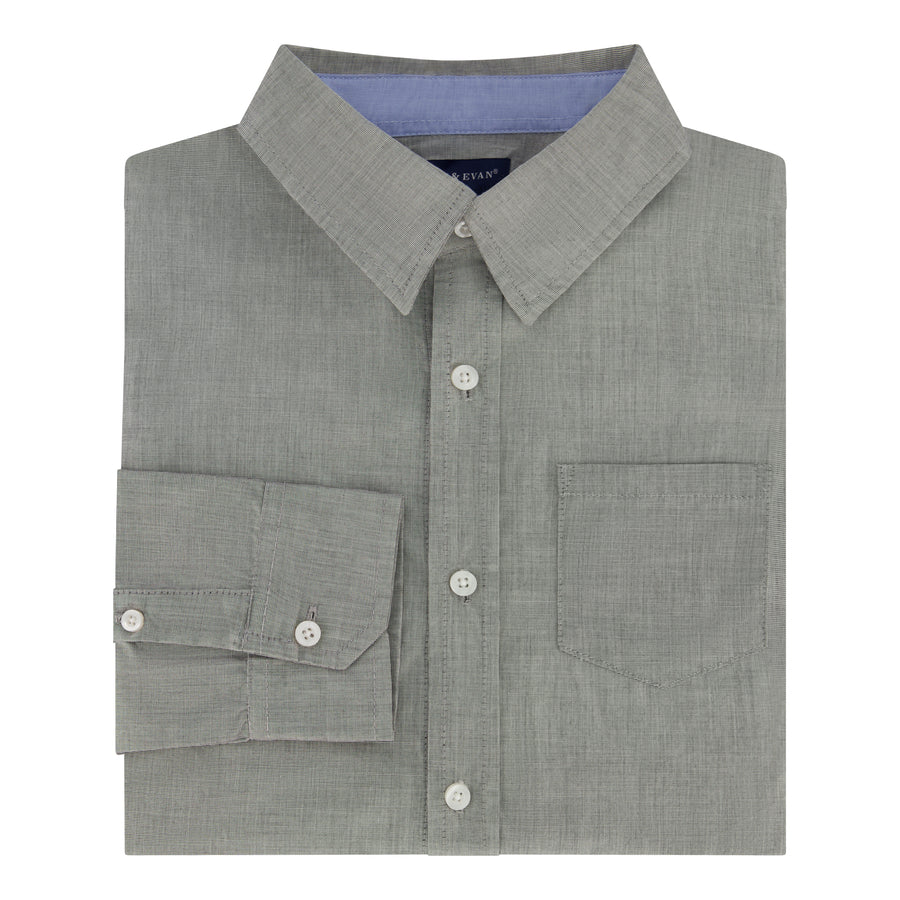 slim fit dress slacks Andy & Evan Baby Boy's Button-Down (Infant) Grey 12-18 Months