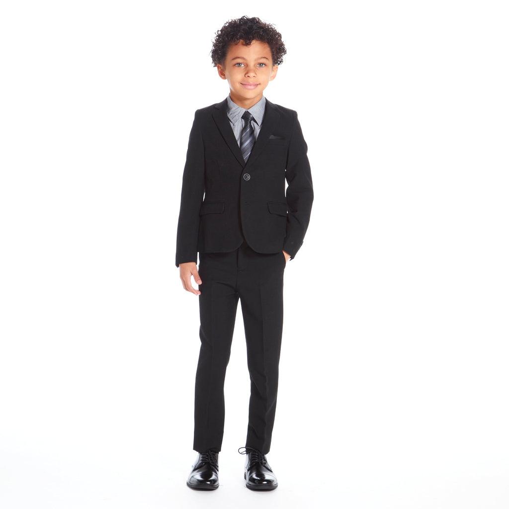 Black Stretch Suit with Comfy-Flex Technology® - Andy & Evan