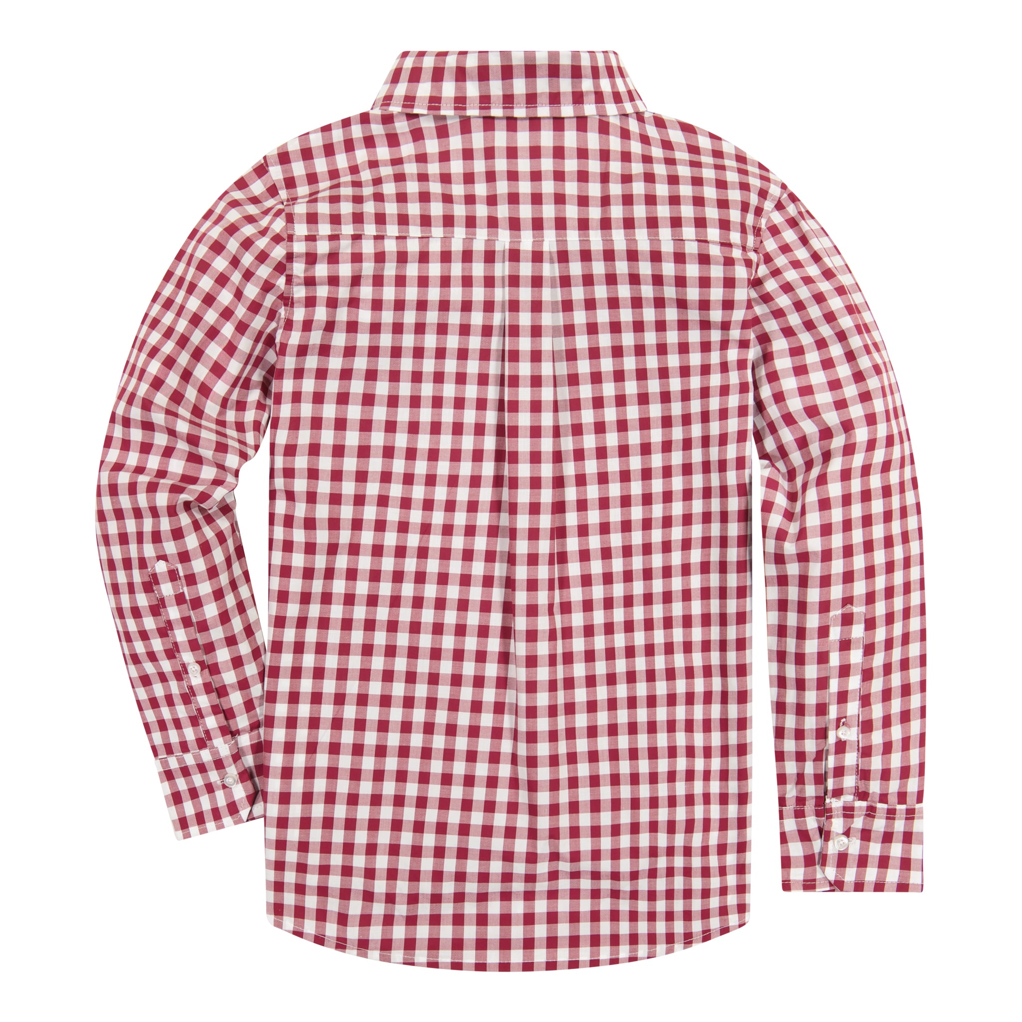 Boys Red Gingham Button Down – Andy & Evan
