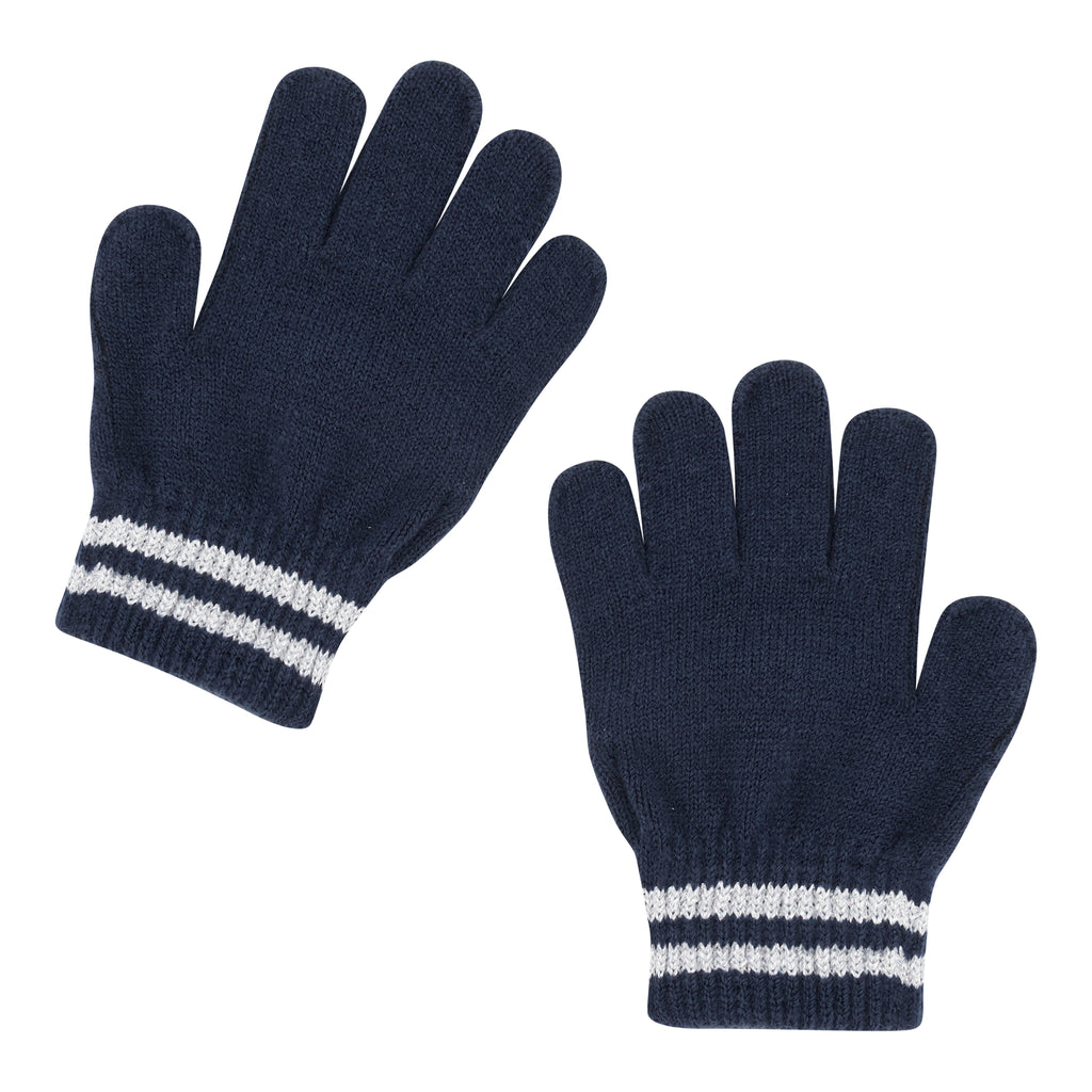 Navy Star Hat & Glove Set - Andy & Evan