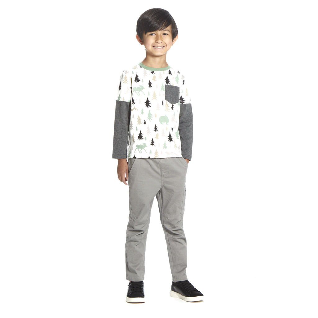 Boys Forest Vibes Pocket Tee - Andy & Evan