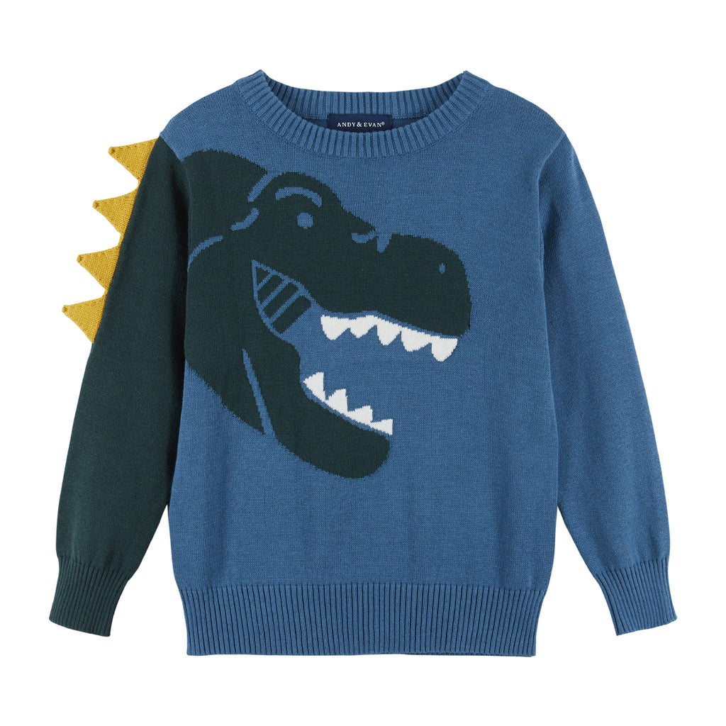 Spiked T-Rex Sweater - Andy & Evan