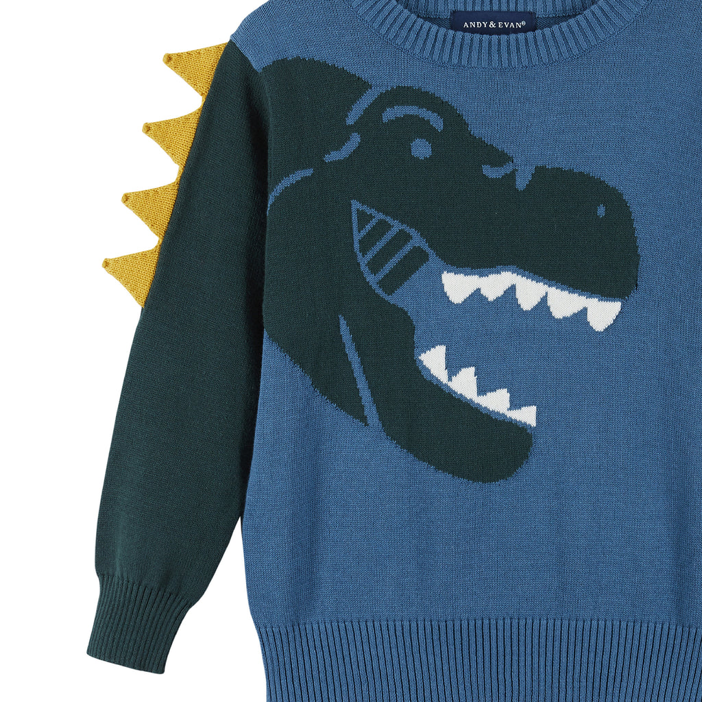 Spiked T-Rex Sweater - Andy & Evan