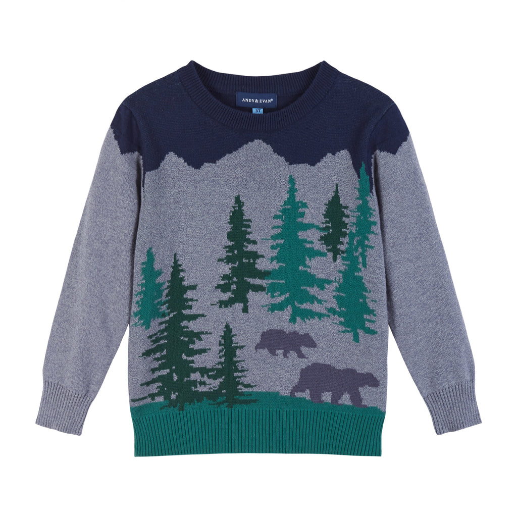 Forest Vibes Intarsia Sweater - Andy & Evan