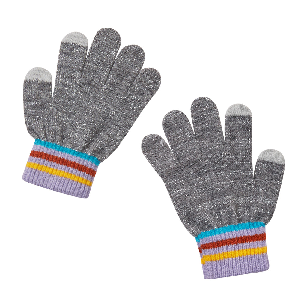 Grey Rainbow Winter Hat & Glove Set - Andy & Evan