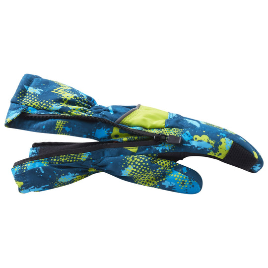 Winter & Ski Glove powered by ZIPGLOVE™TECHNOLOGY | Rad Paint Splatter