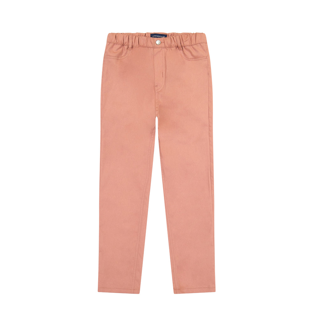 Girls Pink Woven Pants (5-8 Years) - Andy & Evan