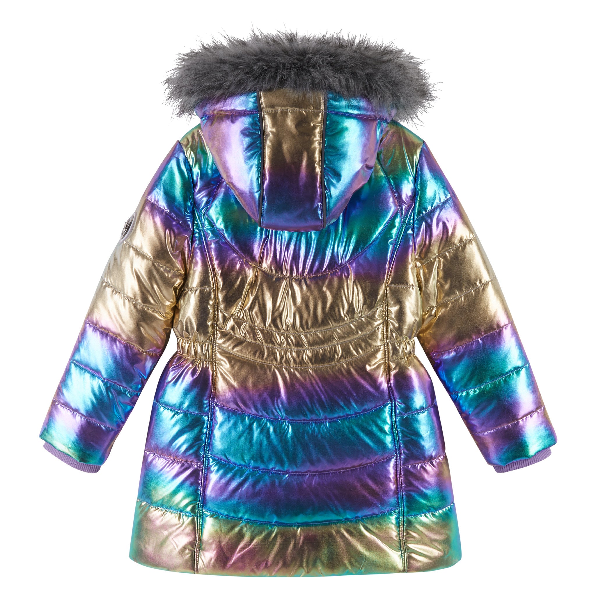 Girls Multicolor Hooded Parka – Andy & Evan