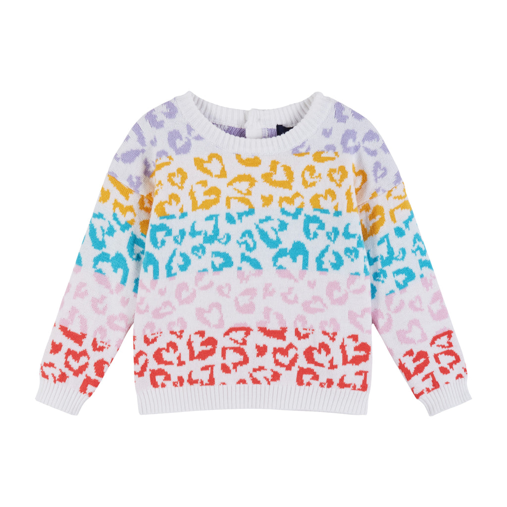 Baby Girls Colorful Hearts Sweater Set - Andy & Evan