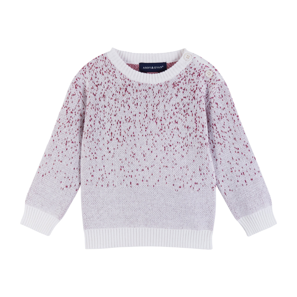 Baby Pink Girls Ombre Sweater Set - Andy & Evan