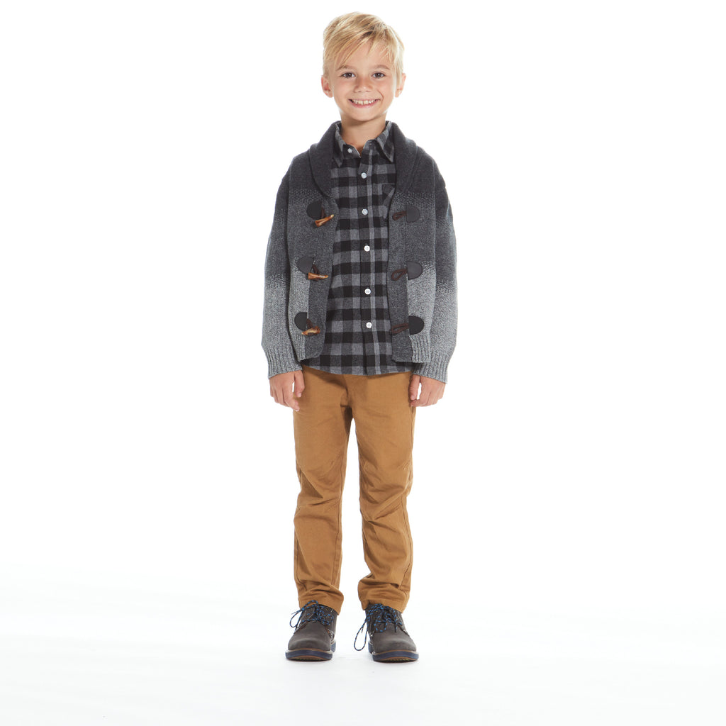 Marled Ombre Toggle Cardigan Sweater Set - Andy & Evan