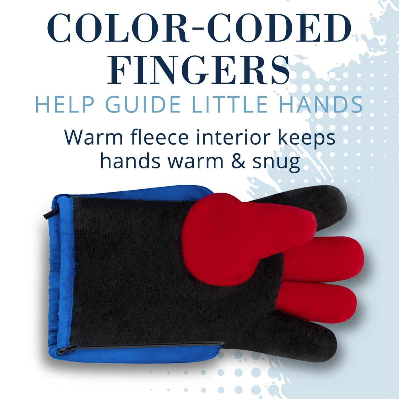 Winter & Ski Glove powered by ZIPGLOVE™TECHNOLOGY | Navy – Andy & Evan