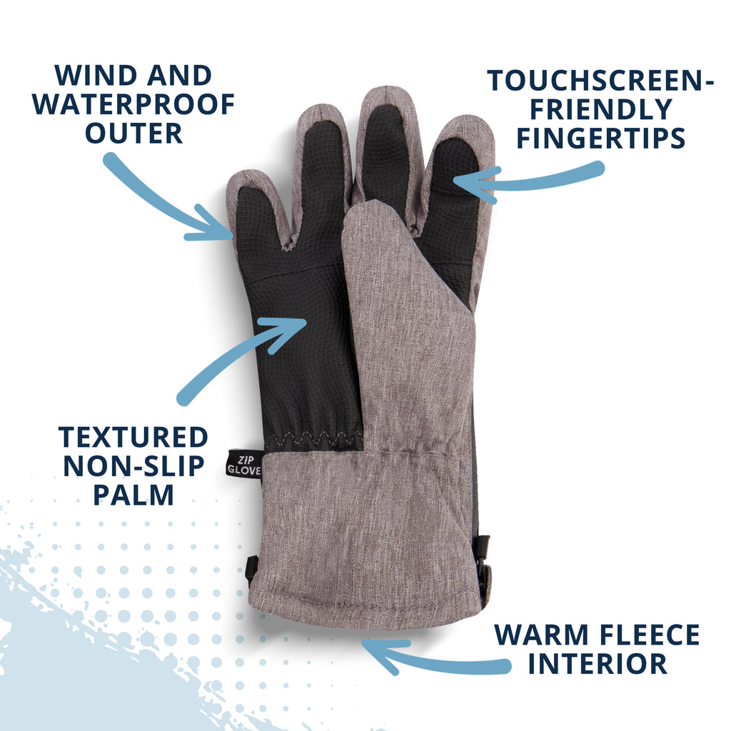 Winter & Ski Glove powered by ZIPGLOVE™ TECHNOLOGY - Andy & Evan