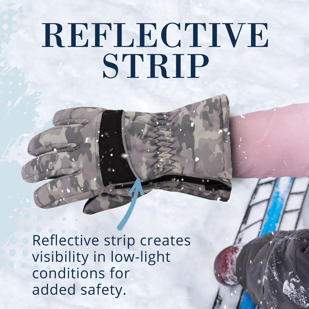 Winter & Ski Glove powered by ZIPGLOVE™ TECHNOLOGY | Camo - Andy & Evan