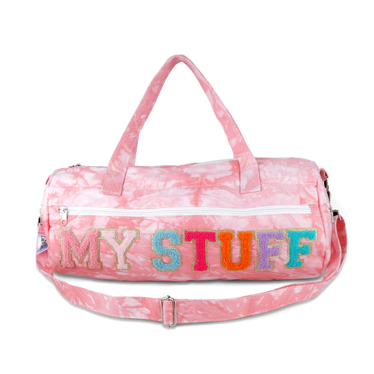 Pink Tie Dye Duffel Bag with Brij™ Tech