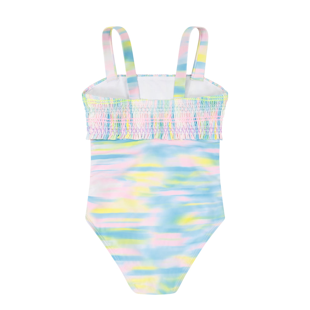 Girls Pastel Tie Dye 1-Piece Swimsuit - Andy & Evan