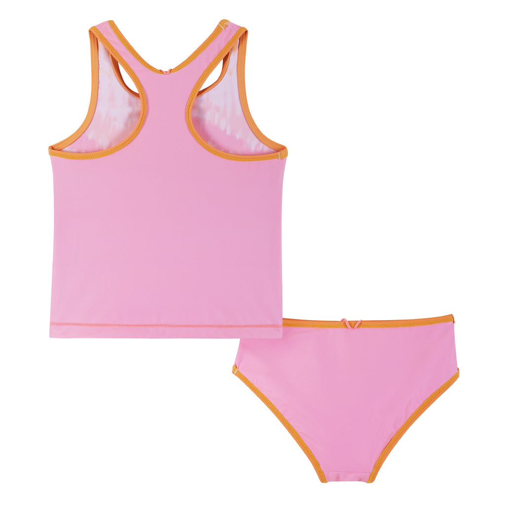 UPF 50+ Reversible Tie Dye Print Swim Set | Pink - Andy & Evan