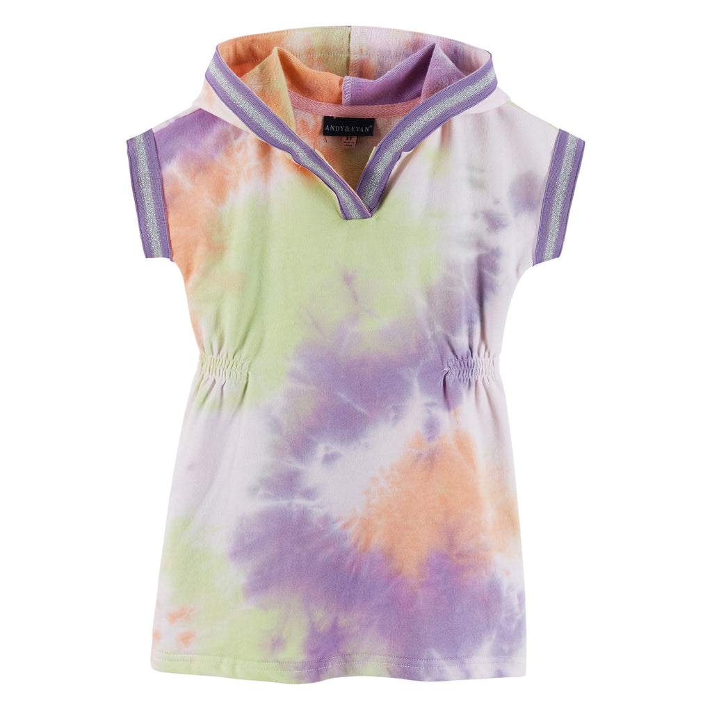 Hooded Tie Dye Cover Up | Multicolor - Andy & Evan