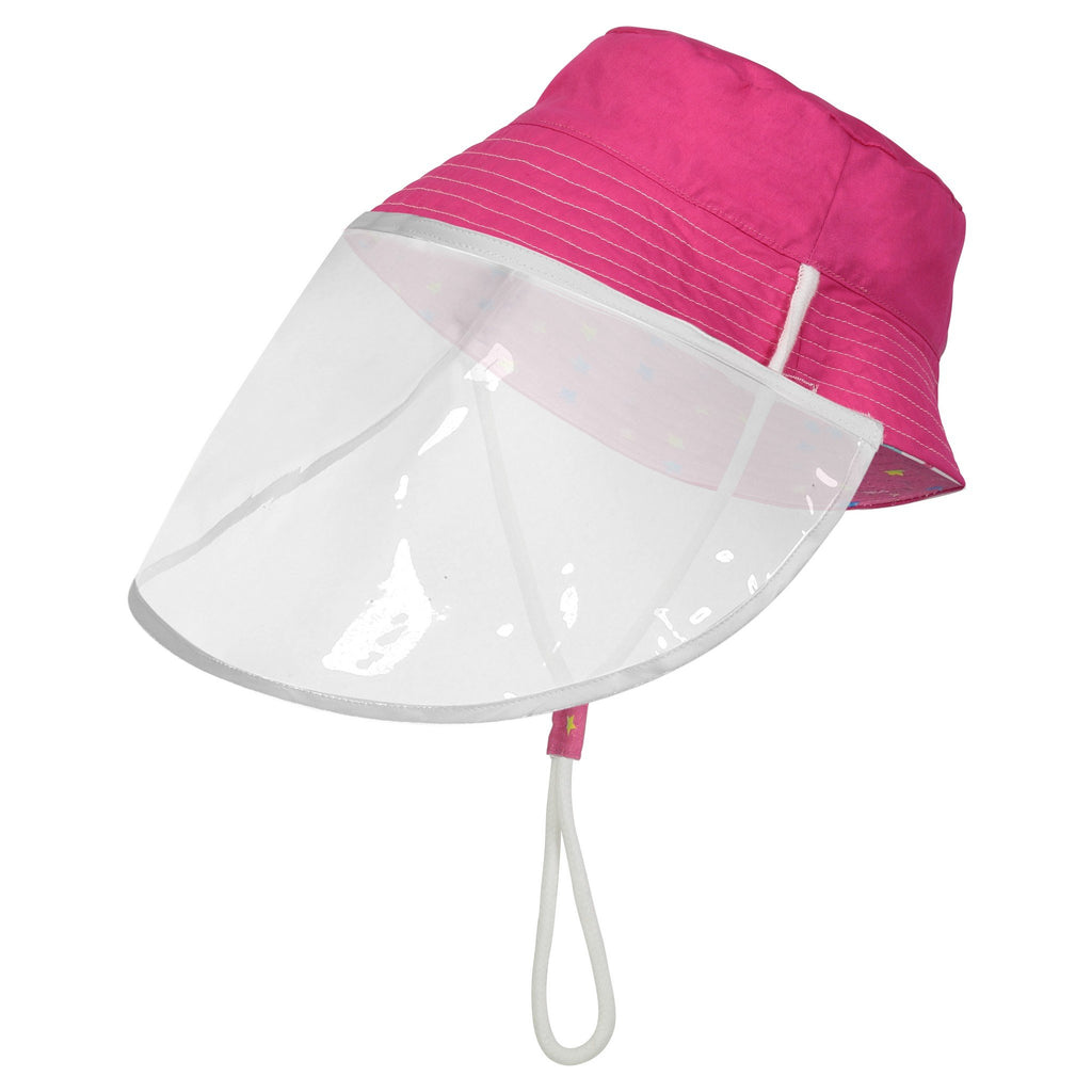 UPF 50+Protective Hat - Pink Stars - Andy & Evan