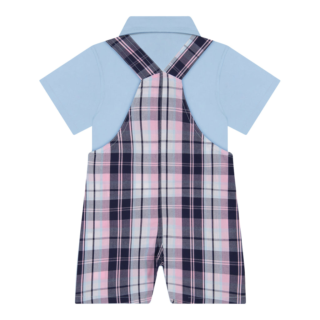 Baby Buttondown And Overall Set - Andy & Evan