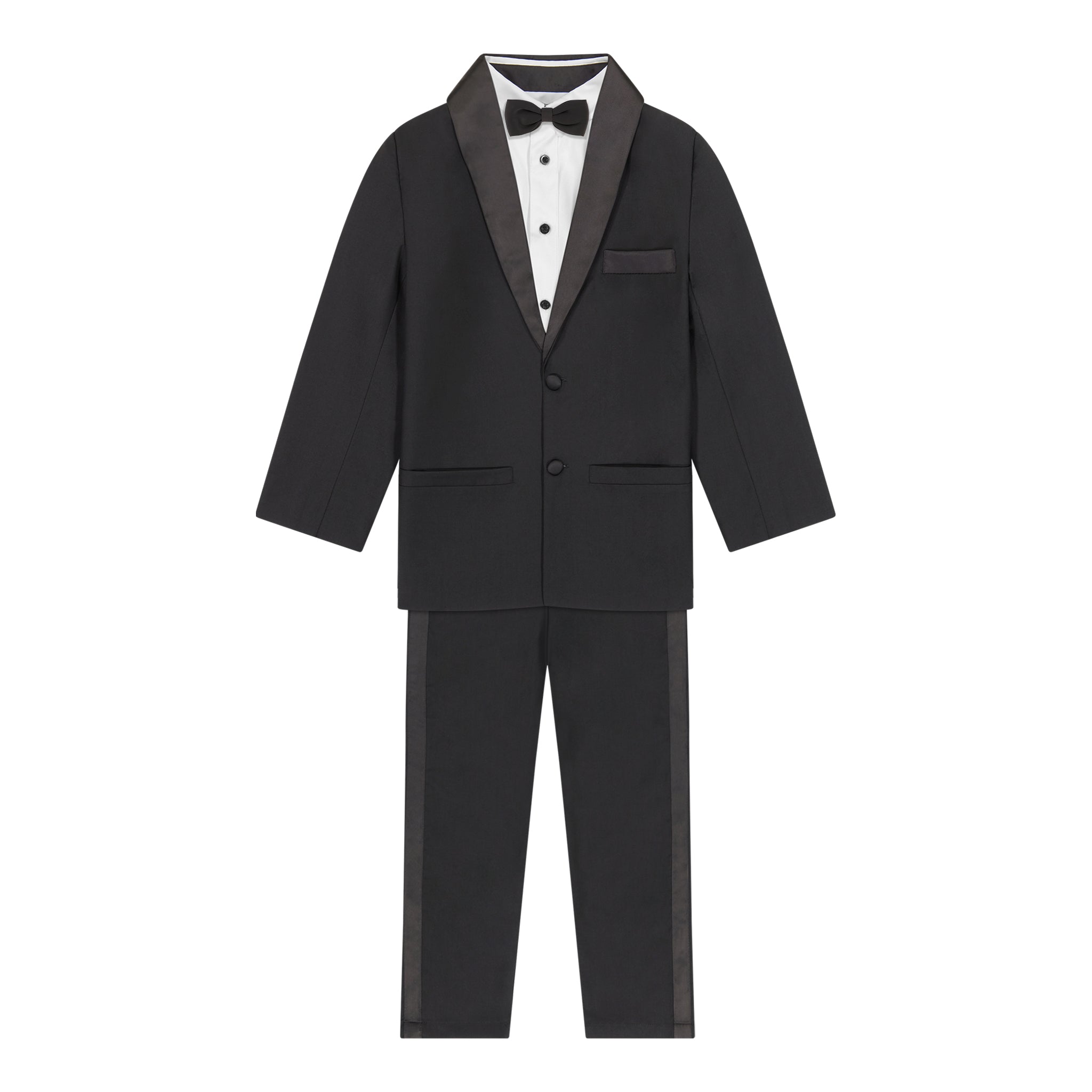 Kids World Little Boys' Toddler 5-Piece Tuxedo suit (Sizes 2T – 4T)